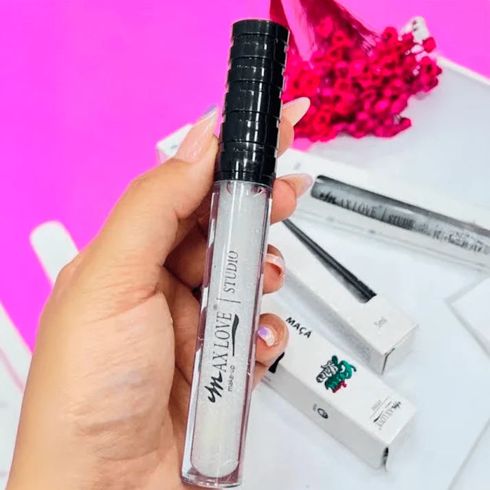 Apple Gloss Lipstick Moisturizing Mirror Effect with Shine and Illuminating Particles – Max Love Color 14 – 5ml